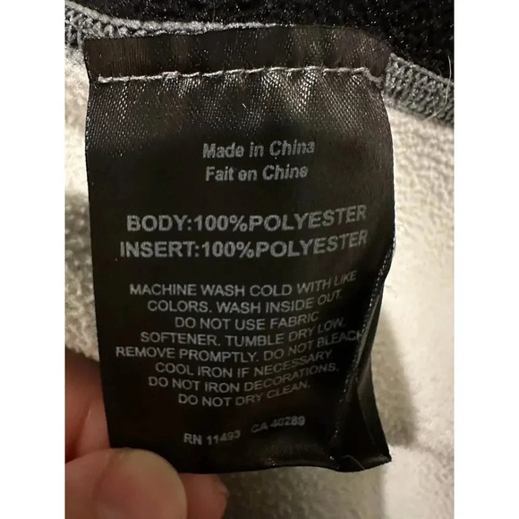 Men's New Era Grey and Black‎ Calgary Stampeders CFL Pullover Hoodie Football - Picture 6 of 7